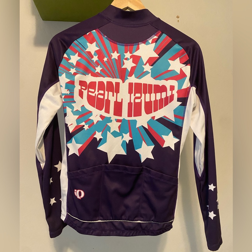 Pearl Izumi purple long sleeve star jersey - fall/winter